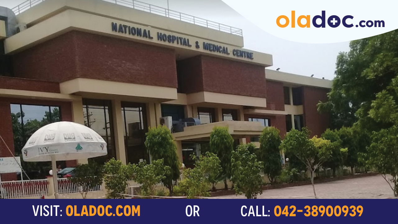National Hospital & Medical Centre , Lahore Doctors List, Fee